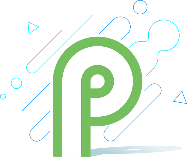 Android P Introduces Iphone X-style Navigation, Adaptive - Android P Logo (630x529), Png Download
