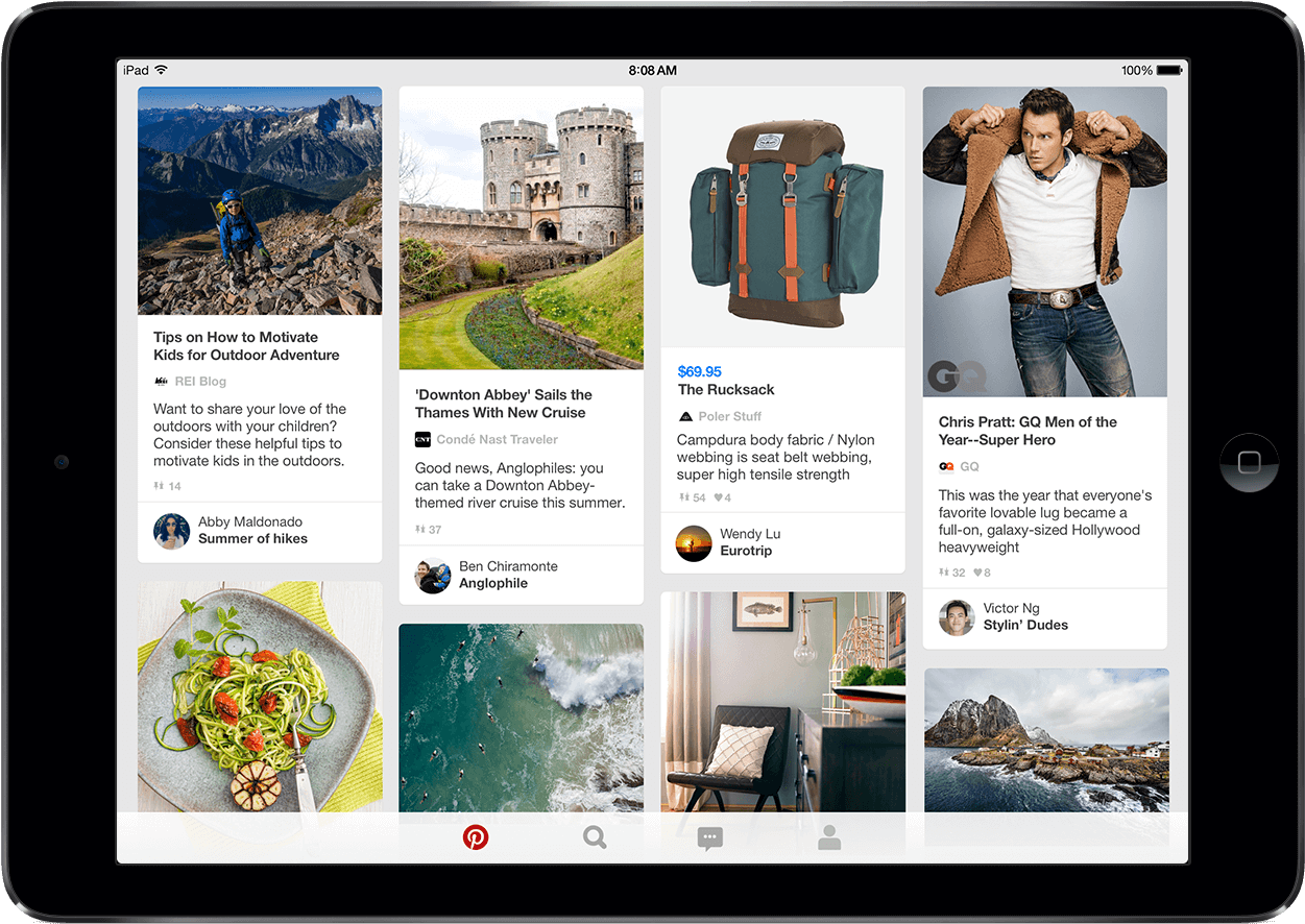 Ipad Homefeed - Poler Rucksack Fern/beaver, One Size (1396x1046), Png Download