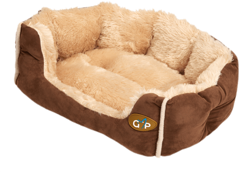Dog Bed Snuggle Bed Pet Mattress - Gor Pets Brown Nordic Snuggle Bed - 60cm (600x400), Png Download