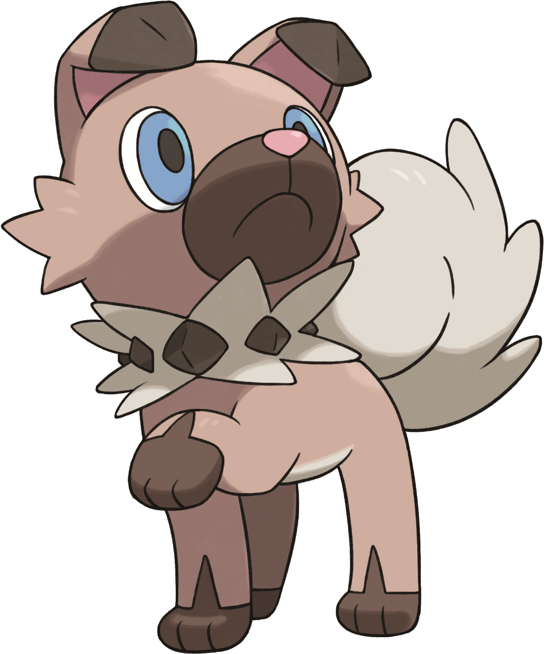 Rockruff - Pokemon Rockruff (1280x1280), Png Download