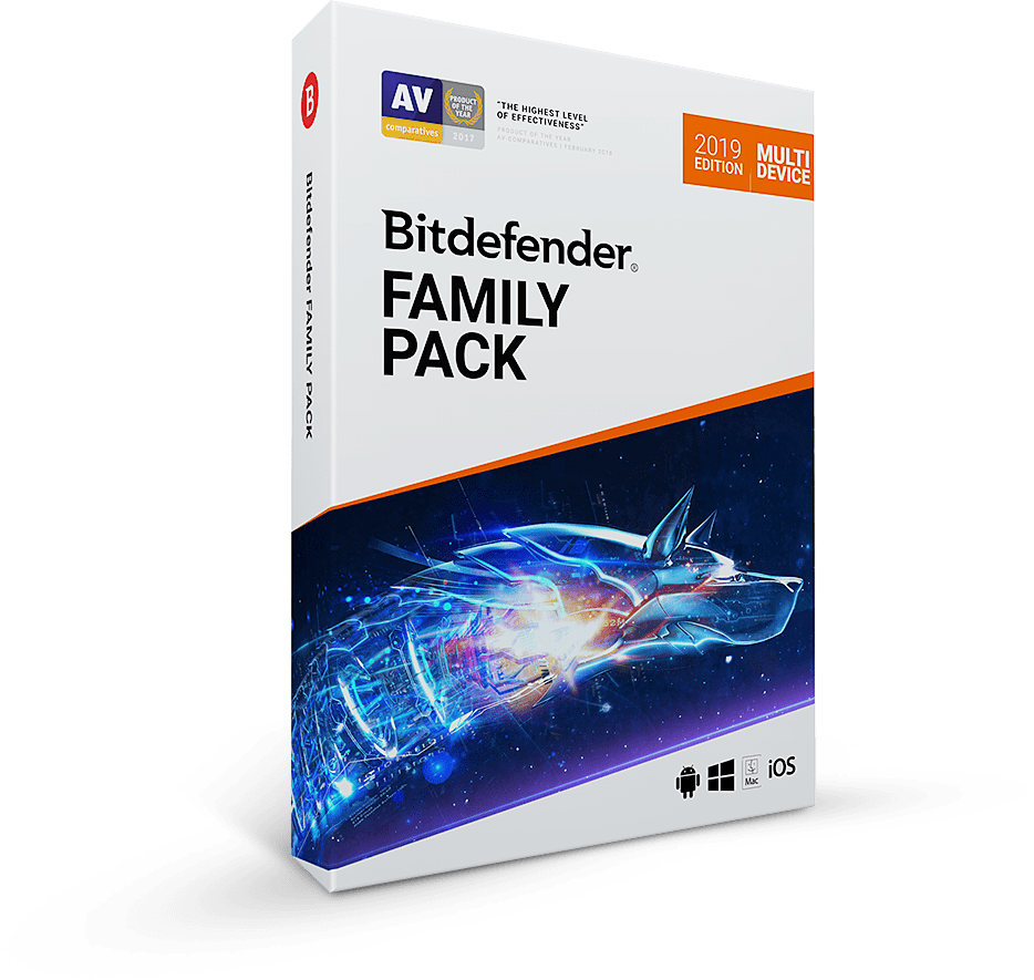 Bitdefender Family Pack - Bitdefender Total Security 2019 (934x885), Png Download