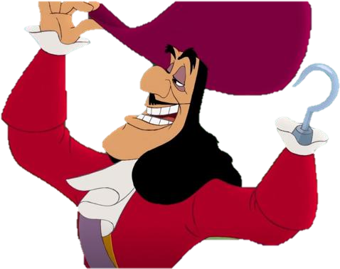 Captain Hook - Game Bonus Animated Characters 2 (640x379), Png Download