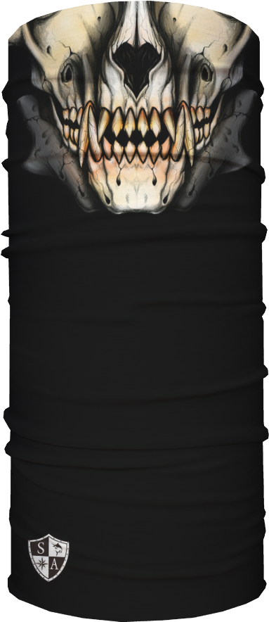 Wolf-skull - Kerchief (1000x1000), Png Download