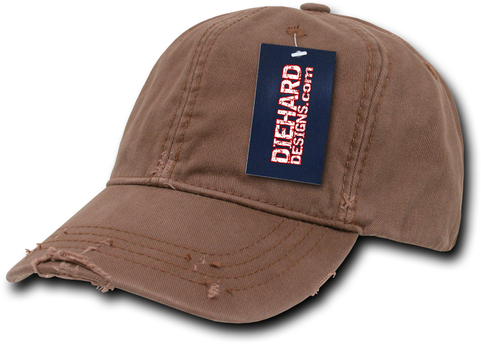 Decky Vintage Fitted Polo Cap, Hot Chocolate, Medium (1000x1000), Png Download
