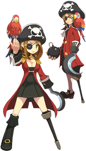 Lost Saga Captain Hook (384x560), Png Download