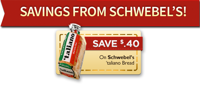 40 On Schwebel's 'taliano Bread Products - Bread (679x293), Png Download