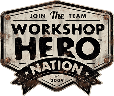 Stop Rust On Your Car Or Your Truck - Workshop Hero Logo (400x337), Png Download
