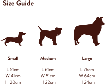Dog Bed Size Guide - My Border Collie Is Smarter (454x425), Png Download
