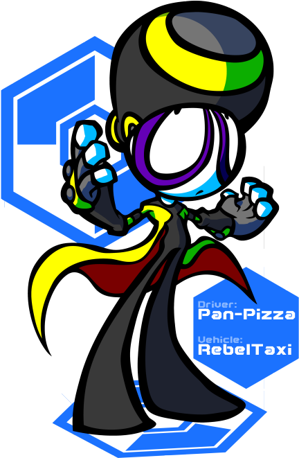 134kib, 500x660, Pan Pizza - Pan Pizza Rebeltaxi Art (500x660), Png Download