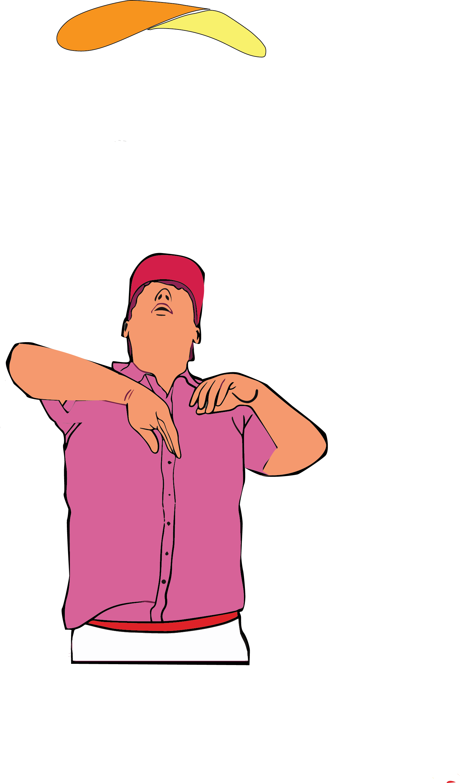 Hand Tossed Dough - Illustration (1527x2602), Png Download