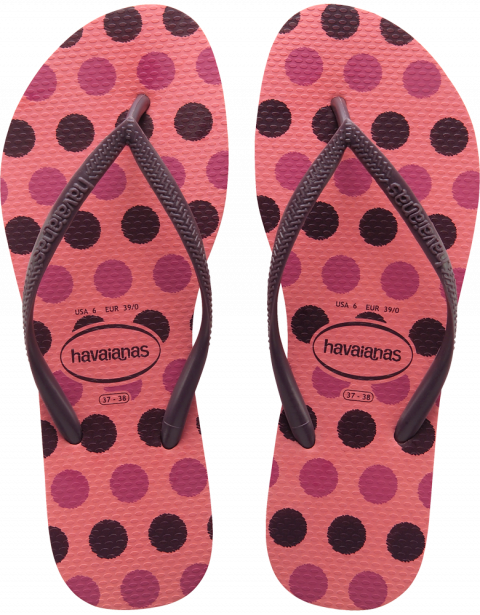 Havaianas Slim Fresh Coral - Havaianas Slim Fresh White Lake Green Flip Flop (480x615), Png Download