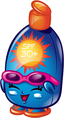 Shopkins Season 1 Limited Edition Sunny Screen (576x495), Png Download