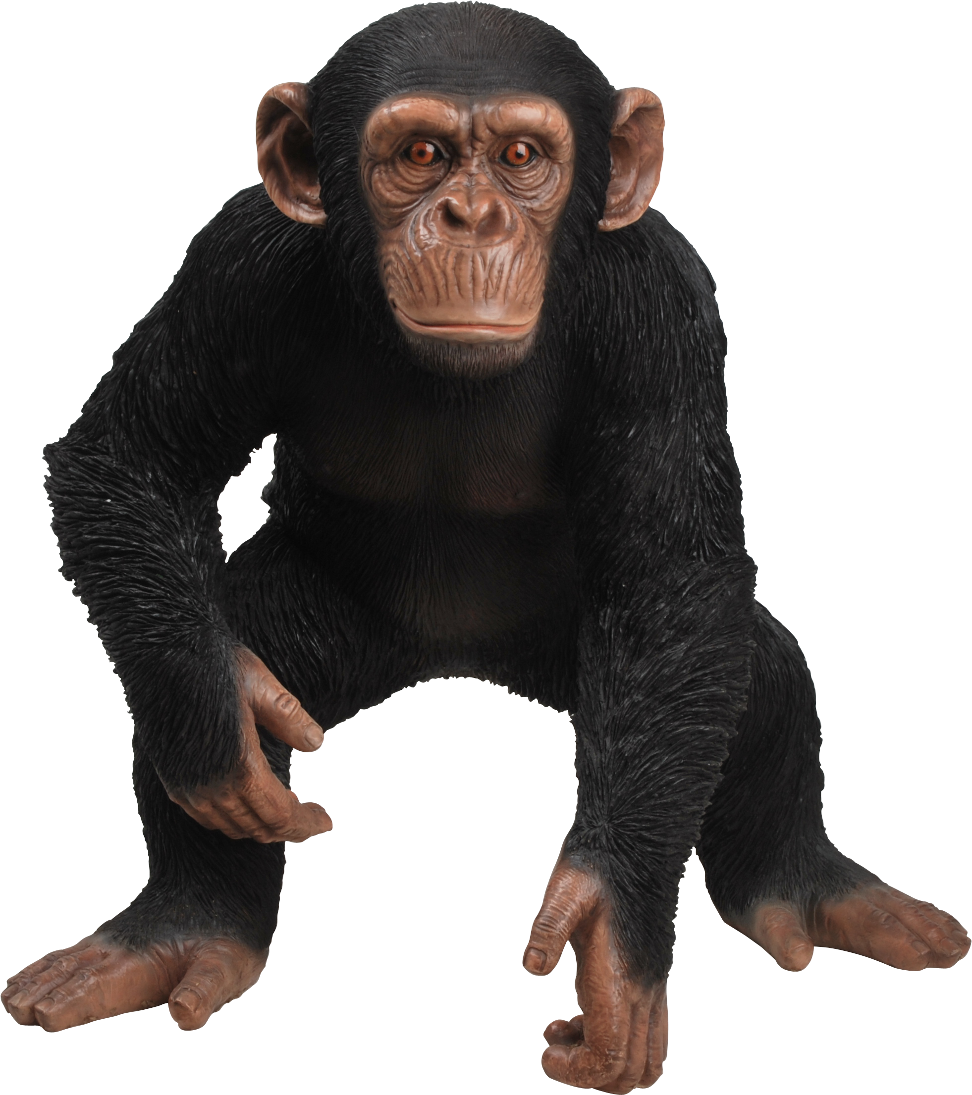 Rl Standing Chimpanzee B - Vivid Arts Standing Chimpanzee (2095x2592), Png Download