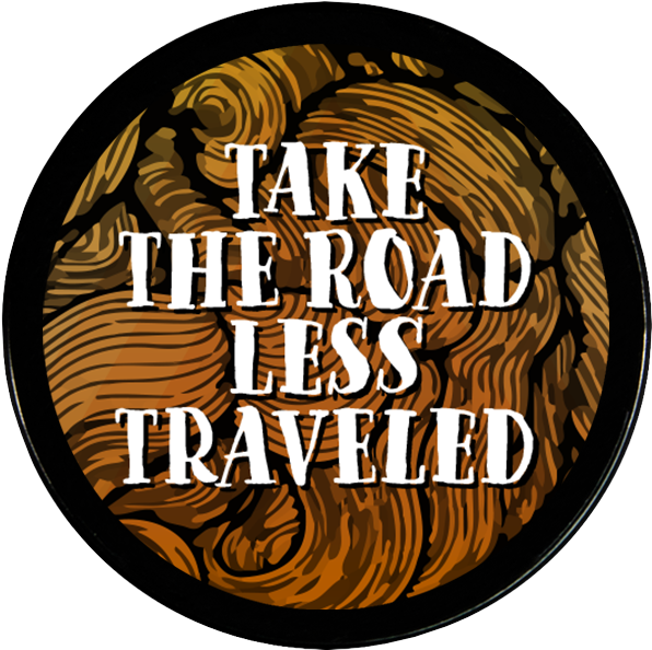 Road Less Traveled - Circle (600x600), Png Download