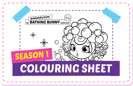 Bubbleisha Colouring Page - Shoppie Happy Place Free Coloring Pages (461x301), Png Download