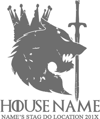 House Stark Game Of Thrones Style Stag T Shirt - Game Of Thrones House Stark Art (500x500), Png Download