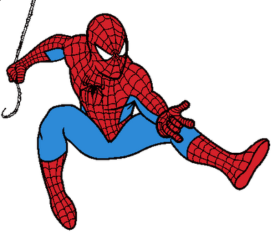 Spiderman Clipart Free Images - Spiderman Clipart (400x340), Png Download