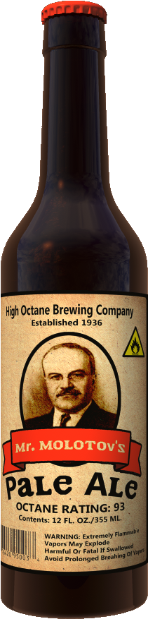 Molotov's Pale Ale - Zazzle Mr. Molotov's Pale Ale Label Trifold Wallets, (295x924), Png Download