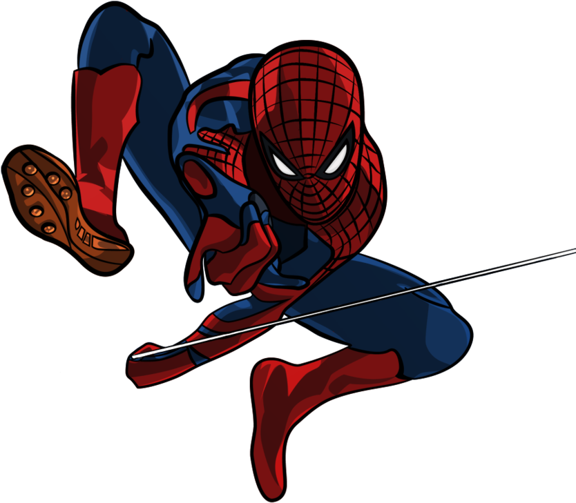 Head Clipart Spiderman - Amazing Spider Man 2 Drawing (926x863), Png Download