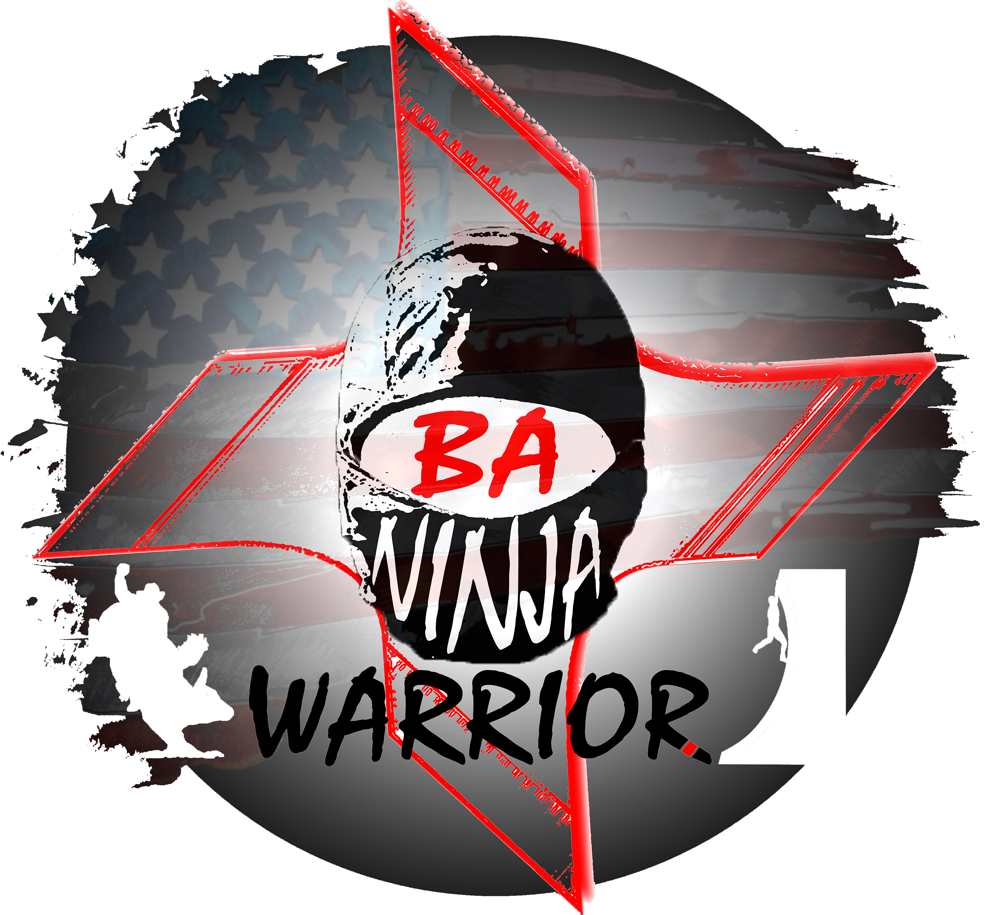 Ba Ninja Warrior (3421x3160), Png Download