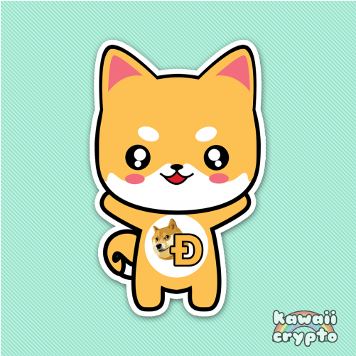 Dogecoin - Cute Cartoon Kawaii Rabbit Family Png (800x500), Png Download