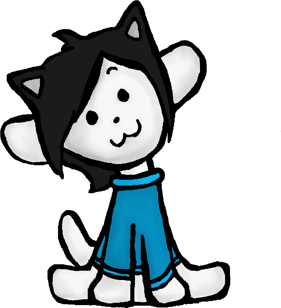 Here's A Temmie (1130x1322), Png Download