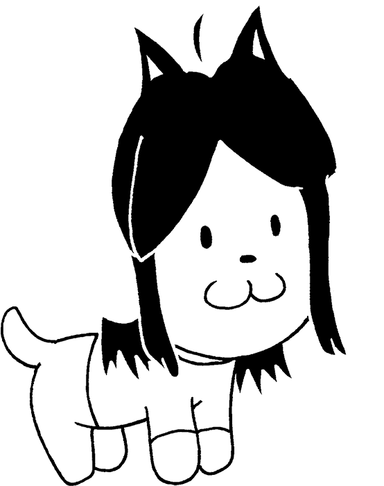 Temmie - Cartoon (671x848), Png Download