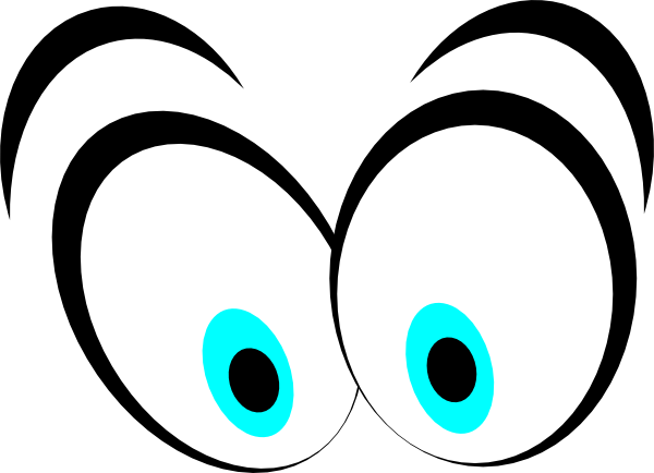 Monster Eyes Clipart Cartoon Eyes Clipart - Clip Art (600x434), Png Download