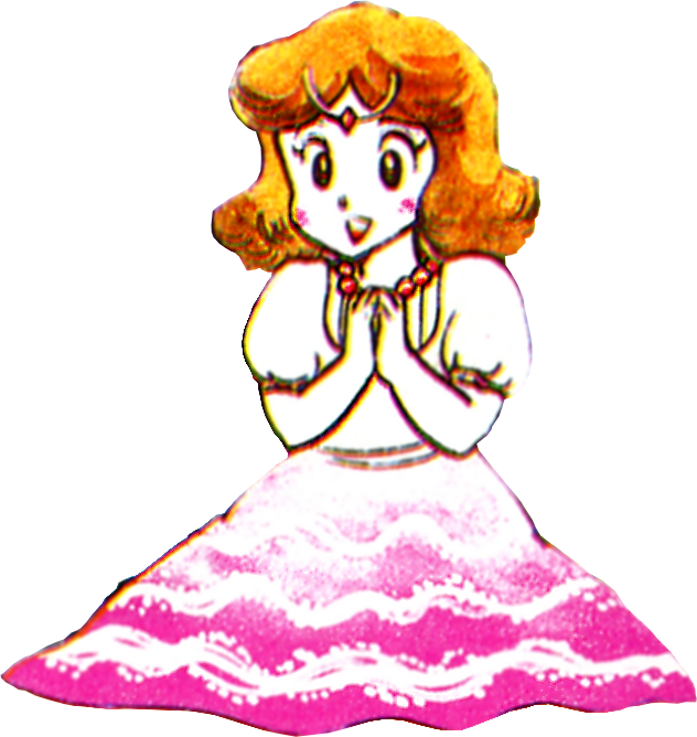 Like Butter Wouldn't Melt In Her Mouth - Legend Of Zelda 1 Princess Zelda (632x668), Png Download