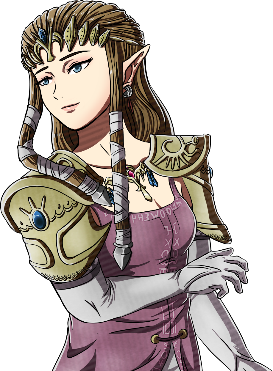 Has This Been Done Yet - Princess Zelda Fire Emblem (917x1248), Png Download