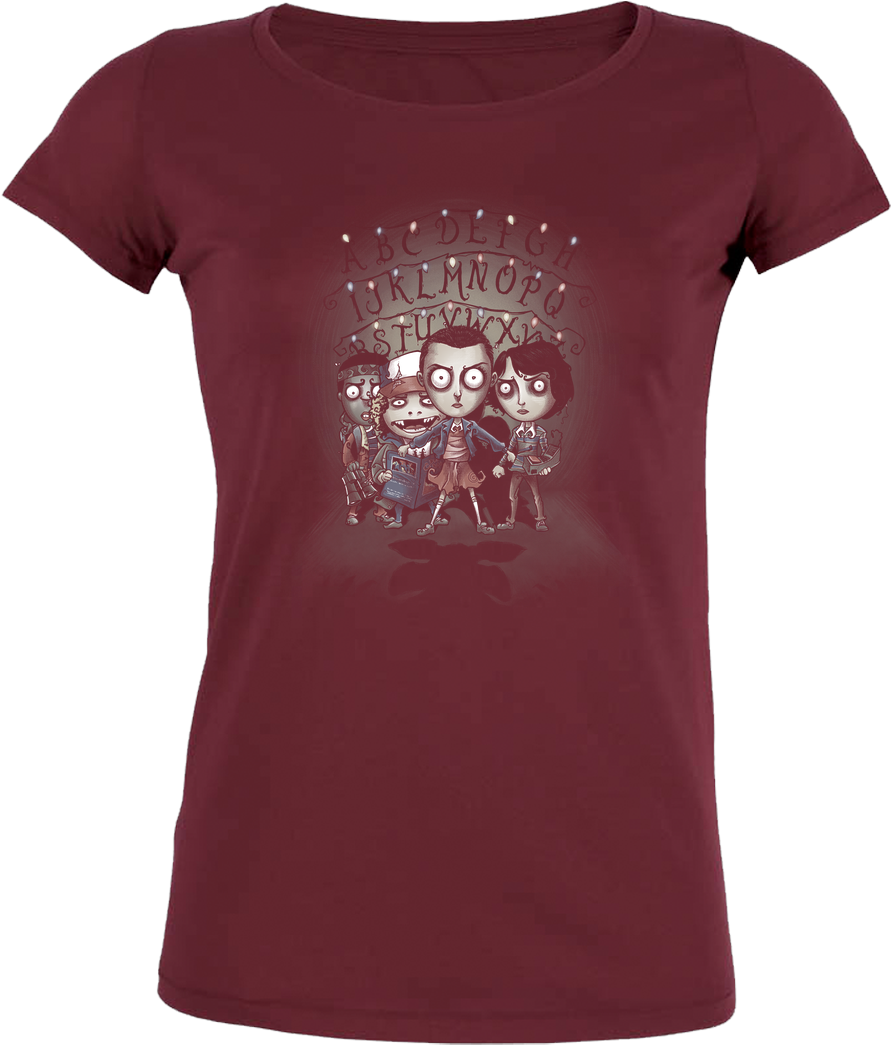 Saqman Facing The Demogorgon T-shirt Stella Loves Girlie (1044x1044), Png Download