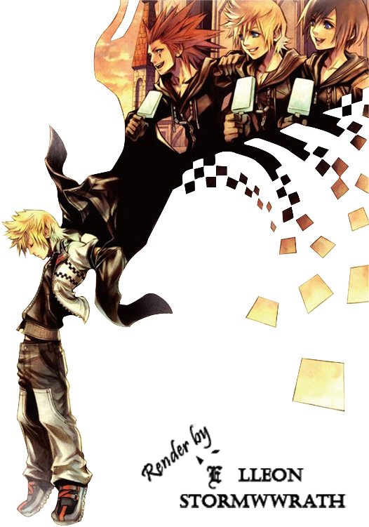 Kingdom Hearts, Roxas Render Photo Render Roxas By - Kingdom Hearts 358 2 Days (526x751), Png Download
