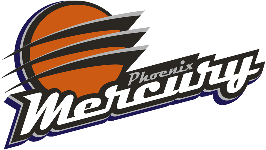 Phoenix Mercury Logo Wnba - Phoenix Mercury Logo Fathead (905x510), Png Download