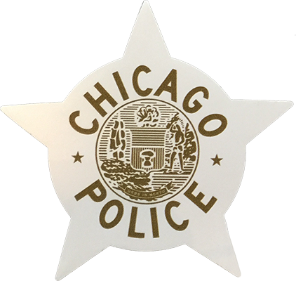 Chicago Police Star 4″ Decal - Chicago Police Department (422x400), Png Download