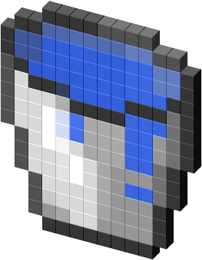 View Favicon On T-shirt - Cubeta De Agua Minecraft (340x431), Png Download