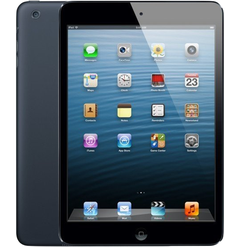 Apple Ipad Mini - Ipad Mini 1 Black (1000x1000), Png Download