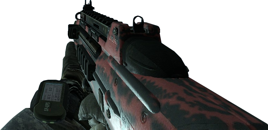 F2000 Red Tiger Mw2 - Ump45 Red Dot Sight (874x424), Png Download