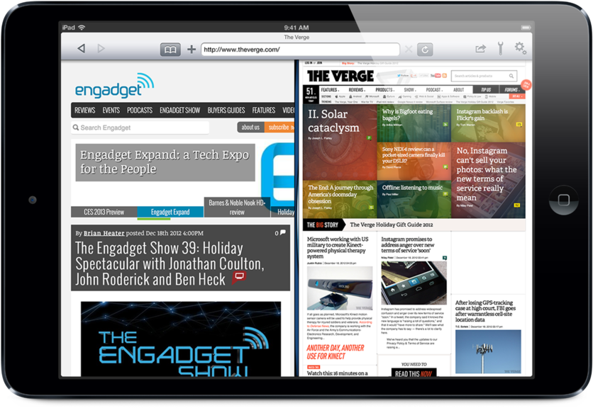 Ipad Mini Png Landscape - Tablet Computer (1000x801), Png Download