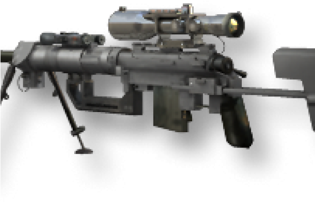 Drawn Sniper Mw2 Intervention - Modern Warfare 2 Intervention (640x480), Png Download