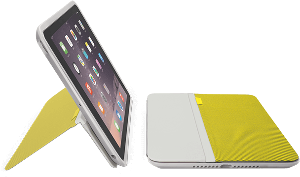 Anyangle Ipad Air 2,ipad Mini, Ipad Mini 2, Ipad Mini - Logitech Anyangle Protective Case With Any-angle Stand (652x560), Png Download