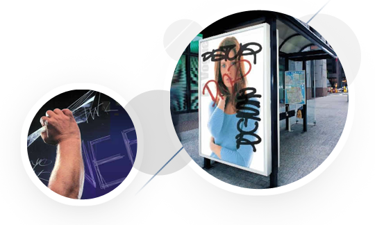 3m™ Anti Graffiti Window Film Helps Prevent The Damage - Film (540x324), Png Download