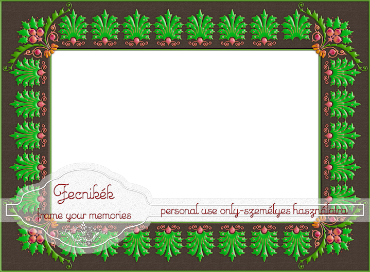 Green Frame - Picture Frame (719x530), Png Download