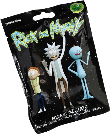 Rick And Morty Blind Bag Mini Figure (600x600), Png Download