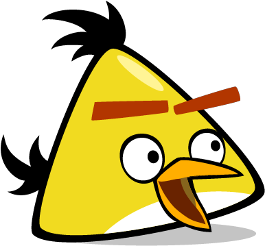Angry Birds Images - Angry Birds Chuck Png (398x370), Png Download