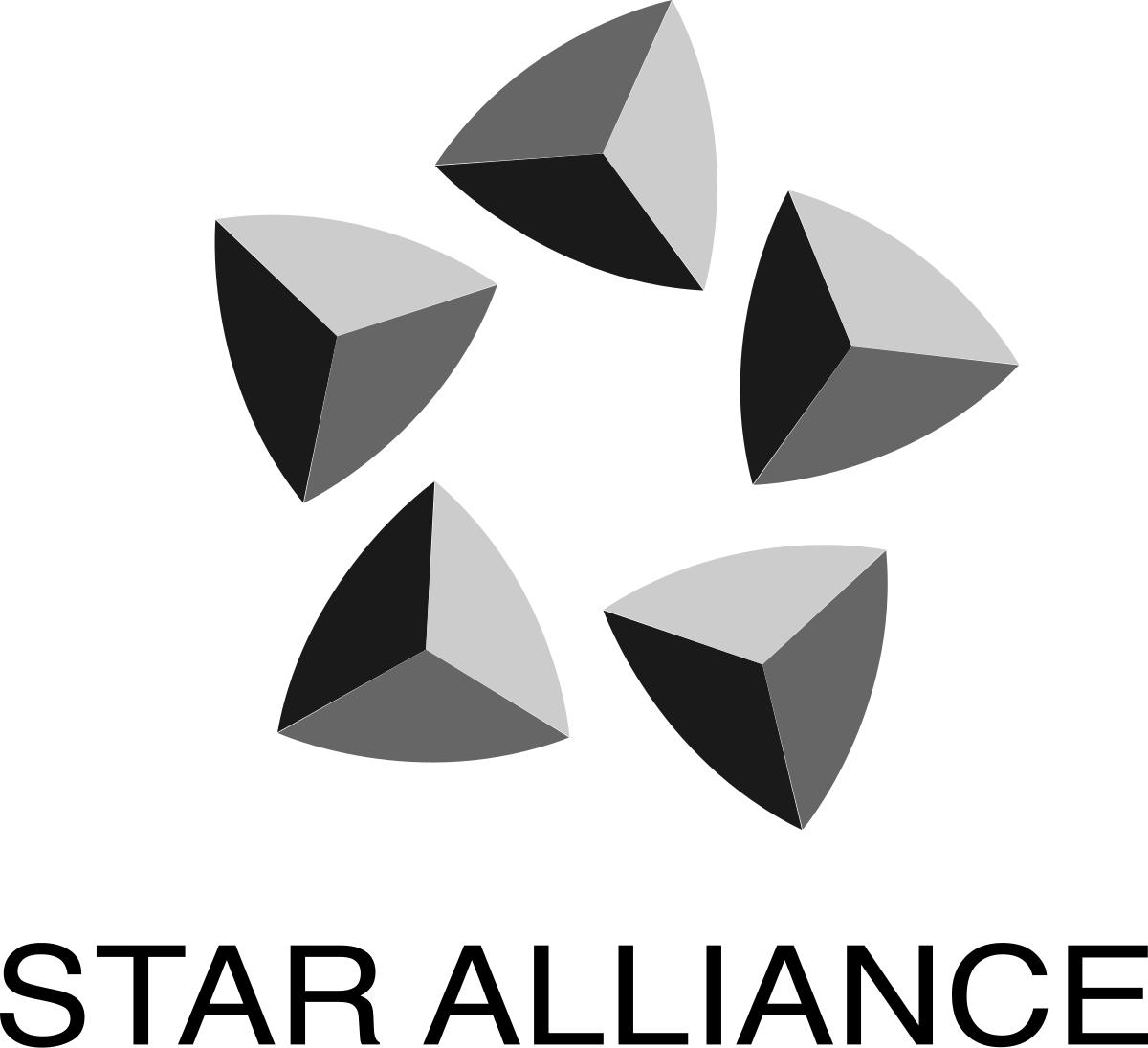Star Alliance Enhances Round The World Fare Product - Star Alliance Logo Png (1200x1095), Png Download