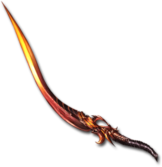 Emberfire Longblade - Granblue Fantasy (462x400), Png Download