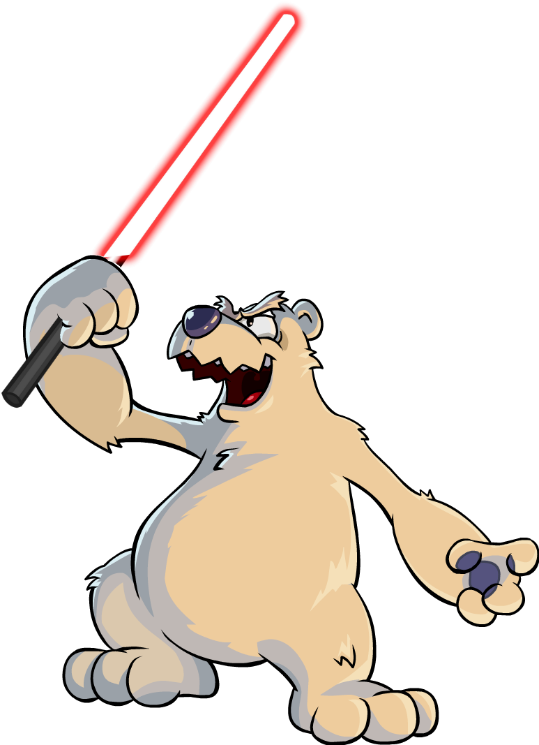 Herbert Lightsaber - Herbert Paw Club Penguin (815x1096), Png Download