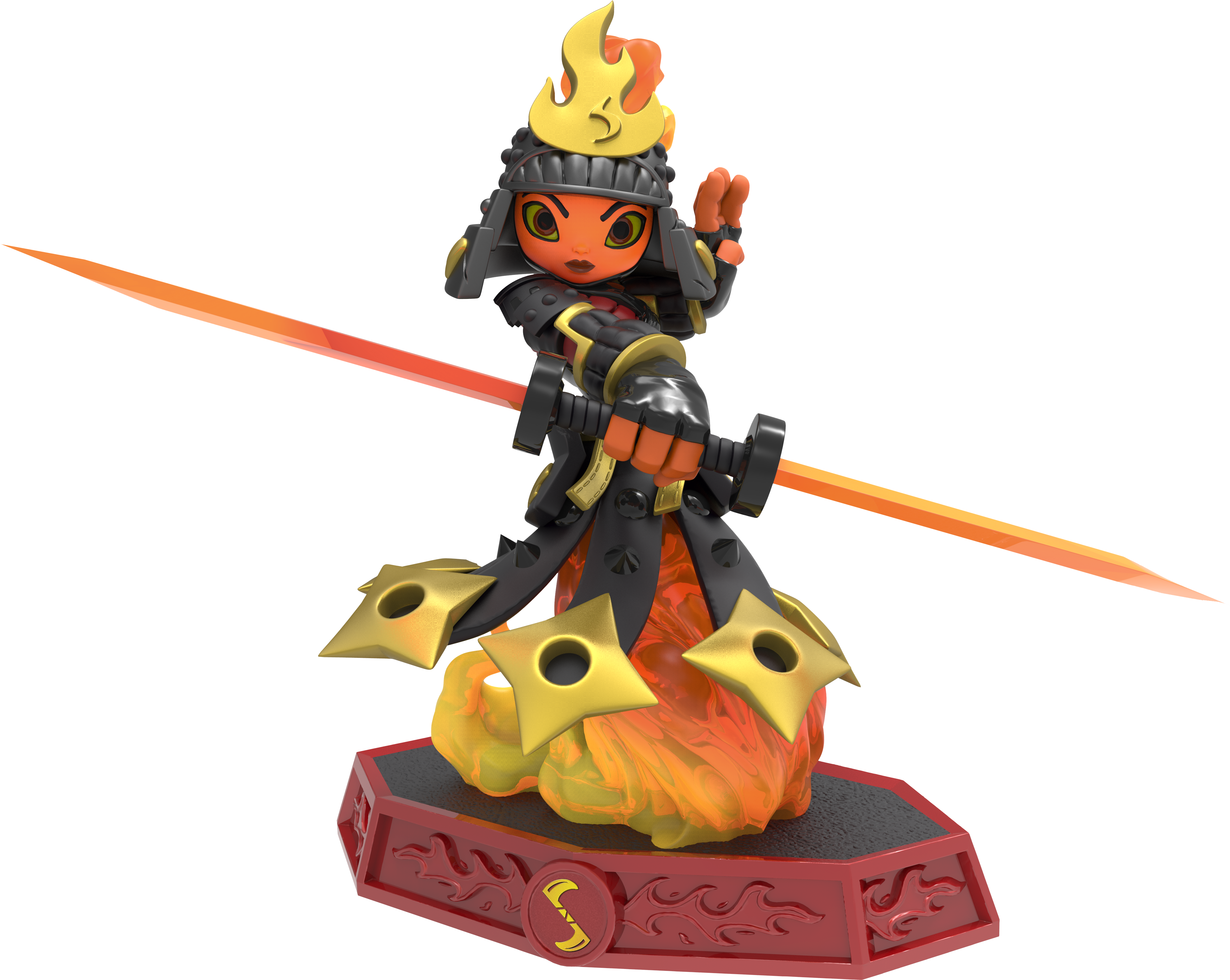 Skylanders Imaginators - Figure - Ember - Skylanders Imaginators Fire Sensei (4472x3634), Png Download