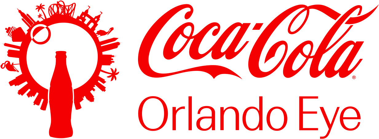 Download Coca Cola Logo Png Transparent Images Transparent - Coca Cola Orlando Eye Logo (1280x498), Png Download