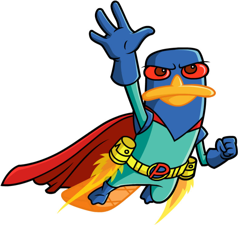 Perry 2 - Phineas And Ferb Mission Marvel Perry (848x762), Png Download